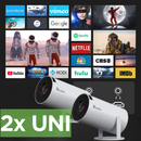 Projetor Portátil Smart HY300 – Android TV